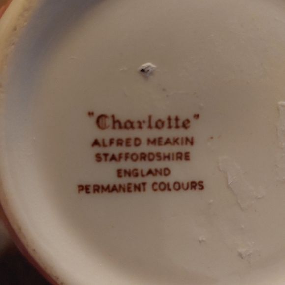 Charlotte Alfred Meakin Stafforfshire Pitcher - Vintage Transferware - Picture 4 of 4